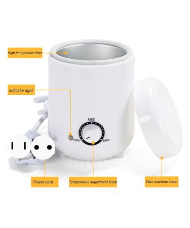 Buy Paraffin Wax Heater for Hands & Feet | Adjustable 250cc Silicone Wax Warmer | Reusable & Removable | European Standard (220V) - Buy Online on GoSupps.com