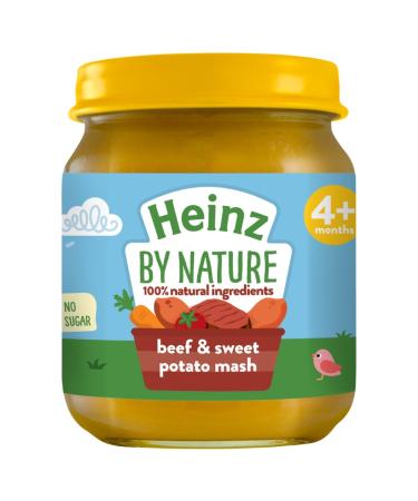 Heinz Beef & Sweet Potato Mash 4+ Months 4 x 120g