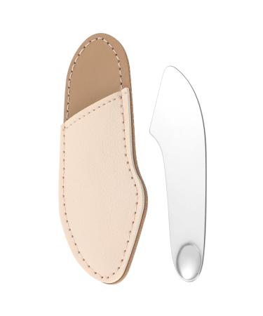 Healvian Liquid Foundation Scraper Foundation Mixing Spatula Foundation Spatula Applicator Stainless Steel 1 g (Pack of 1) Silver