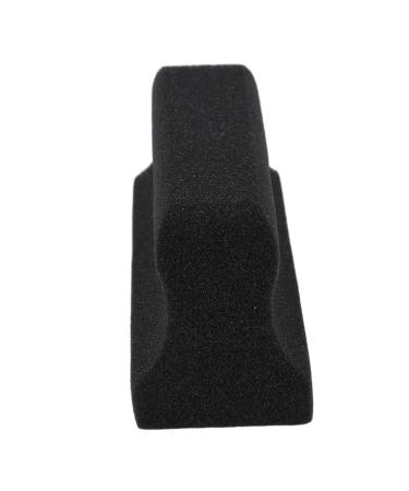 Compact beard sponge for easy hair cleaning in the sink durable sponge