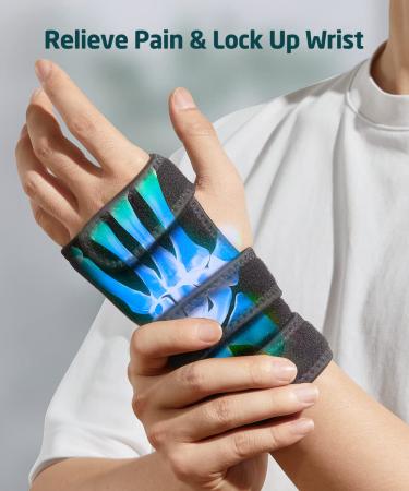 Tintol Wrist Brace for Carpal Tunnel Relief | Moderate Support Night Splint with Metal Bar | Ideal for Typing, Sleeping, Tendonitis, Arthritis | Fits Left or Right Hand - Buy Online on GoSupps.com