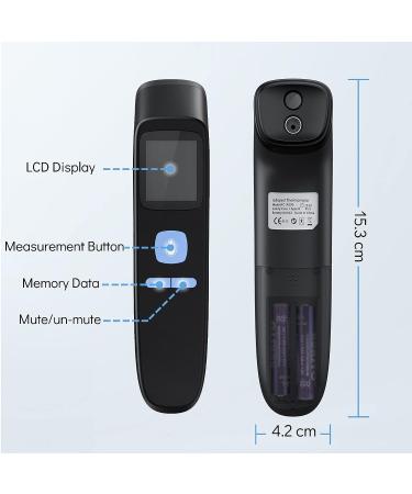 Digital Infrared No-Touch Thermometer for Baby, Kids, and Adults - Instant Accurate Reading, Memory Function - Temporal Fever Thermometer - Buy Online on GoSupps.com