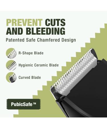 Buy SUPRENT IPX7 Waterproof Body Trimmer - Ceramic Blade 90 Mins Battery Bikini Trimmer & PubicSafe Tech | International Shipping Available - Buy Online on GoSupps.com