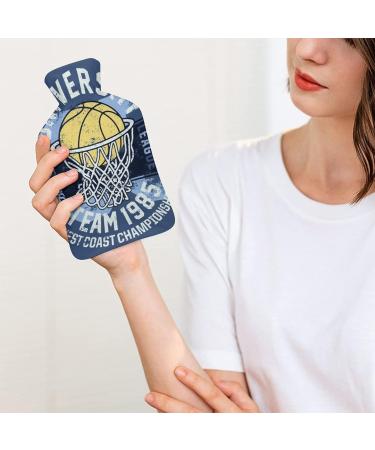 Basketball Hot Water Bottle with Plush Cover - Hand Warmer for Adults & Kids | 26.5x15.3cm - International Shipping Available - Buy Online on GoSupps.com