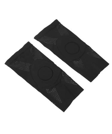 Anti Slip Knee Brace Breathable Silicone Shock Absorbing Nylon Knee Pads For Sports (XS)