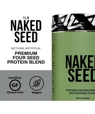 Naked Seed 4 Seed Protein Powder - Chia, Watermelon, Sunflower & Pumpkin - Gluten-Free, Soy Free, Vegan - 15 Servings - Buy Online on GoSupps.com