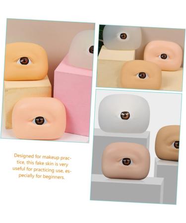 Housoutil 6 Pcs Eye Practice Skin Eyeshadow Practical Training Eye Skin Eyebrow Makeup Board Practice Tools 6.5x4.9cm x3pcs As Shownx3pcs - Buy Online on GoSupps.com