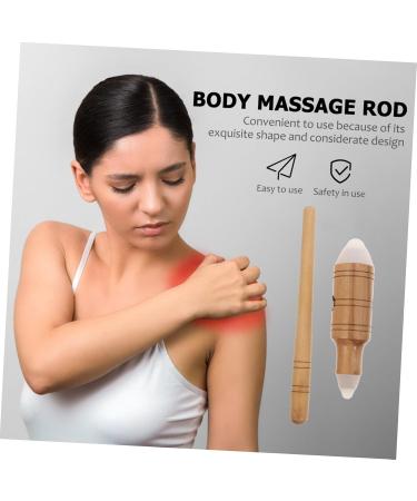 Buy Healeved 3ST Acupuncture Trigger Point Massage Stick | Thai Massage Tool for Neck & Body | Wooden Massager | International Shipping - Buy Online on GoSupps.com