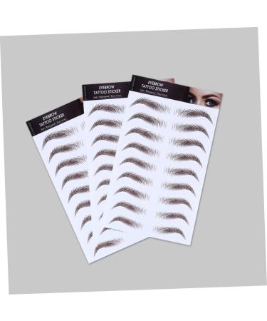 Balacoo 5pcs Eyebrow Stickers Black Stickers Authentic Eyebrows Makeup Brow Sticker Miss Natural Blush - Buy Online on GoSupps.com