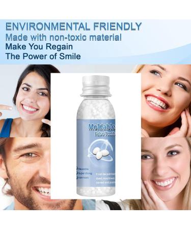 Tooth Repair Granules & Temporary Dental Repair Set - Easy Application for Missing & Broken Teeth - Buy Online on GoSupps.com