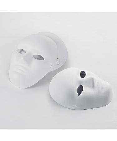 OVISEEN 10 Pack DIY Paper Mache Masks for Mardi Gras & Halloween Parties - White Masquerade Masks (9.45 x 7.28 Inches) - Buy Online on GoSupps.com