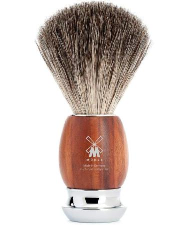 M HLE Vivo Series Shaving Set | Pure Badger Hair Safety Razor | Plum Wood Luxury Shaving Kit - International Shipping - Buy Online on GoSupps.com