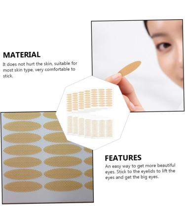 Angoily 40 Sheets Lace Double Eyelid Sticker Invisible Double Eyelid Sided Sticky Double Eyelid Decals Girl - Buy Online on GoSupps.com