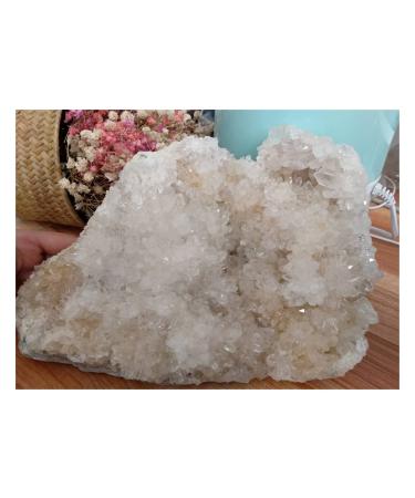 Crystal Rough Natural Clear White Quartz Crystal Cluster Specimen 2563g