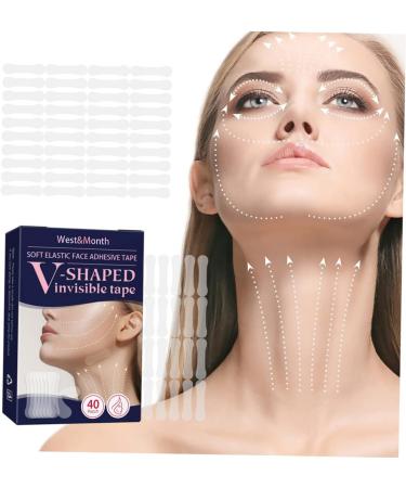 OHPHCALL 80pcs V-type Lift Face Pasters Skin Lifting Tape Face Lifting Sticker Sticker Skin Tightening Tapes Tape for Face Lifting Face Tape Lifting Invisible Face Chin Lift Tapes - Buy Online on GoSupps.com