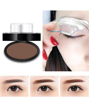 Eyebrow Stamp - Eyebrow Stamp - Eyebrow Powder for Perfect Eyebrows Every Day - Easy to Use and Long Lasting - Waterproof - for Women (Dark Brown) - Buy Online on GoSupps.com
