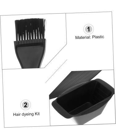 OUNONA Kit De Teinture Pour Cheveux Plaque De Coloration Capillaire Plastique Noir Usage Professionnel Salon Coiffure Pinceau Pour Teinture Outil De Mise En vidence - Buy Online on GoSupps.com