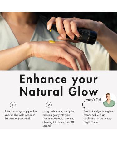 Alitura Gold Serum - Anti-Aging Face Serum for Women & Men | Reduce Fine Lines Boost Radiance | Vitamin A & Marine Collagen (50ml - Buy Online on GoSupps.com
