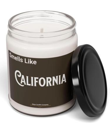Natural Scented Soy Candle 9oz - Eco-Friendly Gift Inspired by California - Atlantis Whisper Aromatic Candle - Buy Online on GoSupps.com