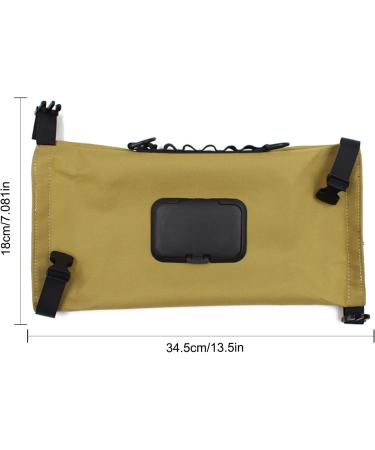 Baby Wipe Bag Reusable Tissue Paper Bag Baby Stroller Organizer Pull Wipes Holders for Travel Outdoor Activities and Travel Brown - Buy Online on GoSupps.com