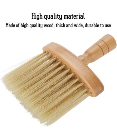 ANKROYU Professional Wood Barber Hair Duster Retro Hair Cutting Styling Cleaning Brush Hairdressing Neck Face Duster Brush Tool for Salon - Buy Online on GoSupps.com