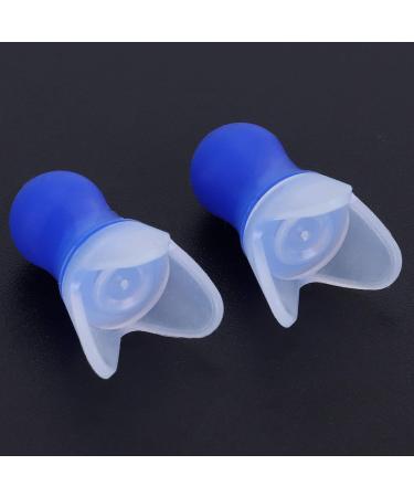 2Pcs Waterproof Silicone Ear Plugs for Sleeping Swimming & Flying | Noise Reduction Ear Protection (Blue - Buy Online on GoSupps.com