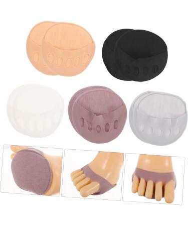 FRCOLOR 10 Pairs Invisible Five Toe Socks Half Socks Women Forefoot Socks Women Toe Socks High Heel Socks Non Skid Socks Invisible Forefoot Socks Non Shoe Grips Cotton Bottom Women's Socks - Buy Online on GoSupps.com