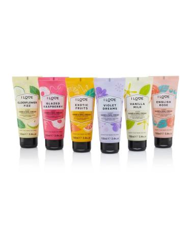 I Love Signature Glazed Raspberry Hand & Nail Cream with Shea Butter & Organic Coconut Oil - 100ml Moisturizing & Rejuvenating for Soft Skin - Buy Online on GoSupps.com