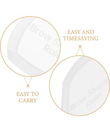 POPETPOP Guide Sourcils R utilisable en Plastique Flexible Pochoir Mise Pr cise des Sourcils Outil de Maquillage Rapide et Sym trique Compact pour Usage Professionnel et Voyage - Buy Online on GoSupps.com