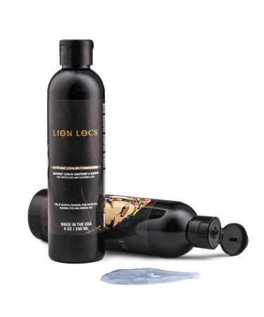 Lion Locs Shampoo and Conditioner  2 in 1 Co Wash for Dreadlocks  Braids  and Dreads | Vegan  Organic  Leave-In Or Rinse | Residue Build-Up Free (8oz) - Buy Online on GoSupps.com