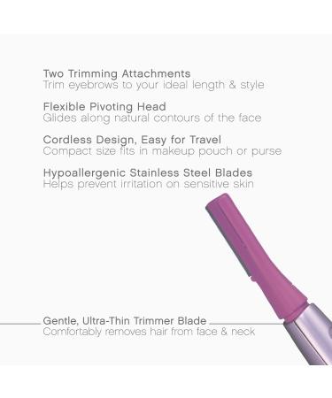 Panasonic Women's Facial Hair Remover & Eyebrow Trimmer with Pivoting Head - ES2113PC - Buy Online on GoSupps.com