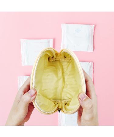 OWTING Period Bag: Sanitary Napkin & Tampon Organizer for Girls & Ladies - Portable Makeup Pouch (Blue) - Buy Online on GoSupps.com