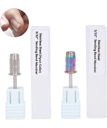 Nail Drill Bits Nail Art Mandrel Bit Nail Mandrel Bit Stainless Steel Nail Drill Bits Manicure Tool Accessory for Sanding Band - Buy Online on GoSupps.com