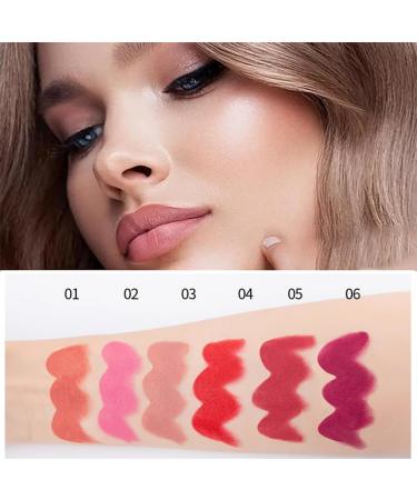 HADAVAKA Matte Moisture Lipstick Matte Lipstick Lasting NonFading Lip Gloss with Velvet Texture Naturalnude Moisturizing Highly Pigmented Pink Lipstick Moisturizing 01 - Buy Online on GoSupps.com