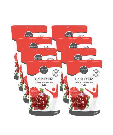 Buy 8 x Borchers Gelling Agent with Birch Sugar Xylitol - Ideal for Fruit Spreads | Alternative to Gelling Sugar | 300g Pack - Buy Online on GoSupps.com