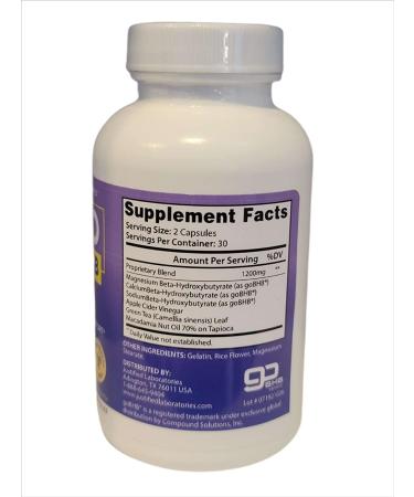 Keto Pure BHB Max 1200mg 3 Pack Supplement | Advanced Ketosis Support | Includes goBHB Exogenous Ketones | Apple Cider Vinegar, Macadamia Nut Oil, Green Tea | Men Women - Buy Online on GoSupps.com
