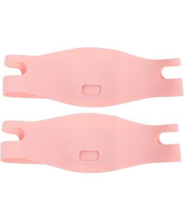 Healeved 6 Pcs Adult Snoring Solution Chin Strap Set - Anti-Snore Belts for Women and Men - Breathable Pink - 60x9x0.3cm - Buy Online on GoSupps.com