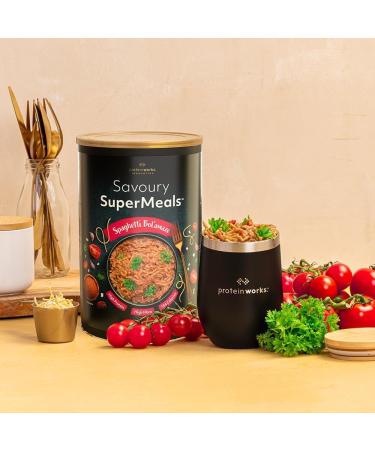 Protein Works Savoury SuperMeals Vegan High Protein Spaghetti BOL Amaze 900g - 10 Meals - Buy Online on GoSupps.com