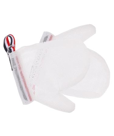 FRCOLOR Stop Sucking Mittens 2 Pairs Anti-eating Gloves Items Girl Pacifier Baby Essentials for Newborn Nail Biting Stop Guard Infant Products Girl Child Nylon Boy White