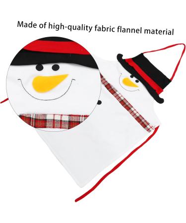 DOITOOL Christmas Apron Christmas Party Favors Christmas Party Snowman Costume Xmas Waitress Aprons Cooking Apron Xmas Party Photo Prop Barber Apron At Home Work Cosmetics Fabric - Buy Online on GoSupps.com
