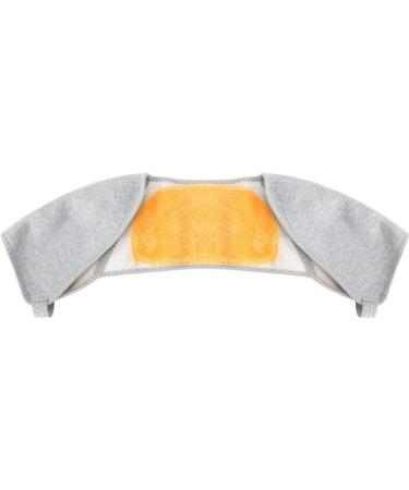 Double Shoulder Support Brace with Heating Pad | Lightweight & Comfortable Winter Pain Relief | Gold Fleece Neck & Shoulder Protector - Ship Internationally - Buy Online on GoSupps.com
