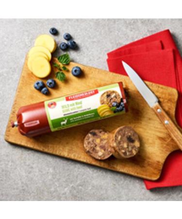 Wild Fleischeslust with Beef with Potatoes and Blueberry Sausage (1 x 400 g) - Buy Online on GoSupps.com