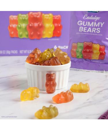 Atkiins Endulge Gummy Bears Low Sugar Low Carb 35 Calorie Treats Keto Candy 6 Count (180g) - Buy Online on GoSupps.com