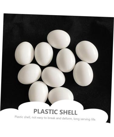 BESPORTBLE 12pcs Portable Fake Eggs Multi-Function Fake Eggs Delicate Simulated Eggs Solid Egg Multifunction 1.6x1.2cm White - Buy Online on GoSupps.com