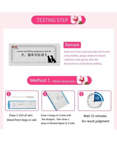HJJH Pet Pregnancy Test Kit | Quick & Reliable Early Detection for Dogs & Cats | Accurate Pregnancy Diagnosis - Buy Online on GoSupps.com