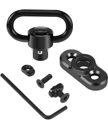 FANGOSS Two Point & Traditional Mlock Sling Rail Mounts with 1.25 Inch QD Push Button Swivel Loop - 2 Pack - Buy Online on GoSupps.com
