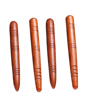 Healeeved 4 pieces acupuncture stick acupressure massage massage tab from Thai massage devices from the rod massage full body massage sticks reflex zone massage tab joystick foot sole wooden
