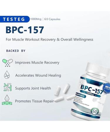 BPC-157 Peptide Capsules New Protective Compound 157 60 Capsules (3) - Buy Online on GoSupps.com