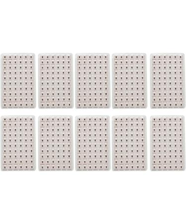 AllbestAye 600 Pieces Ohr Seeds Pflaster - Vaccaria Seed Ear Acupressure Stickers for Massage & Ear Points - Disposable Ear Press Patches for Acupuncture - Buy Online on GoSupps.com