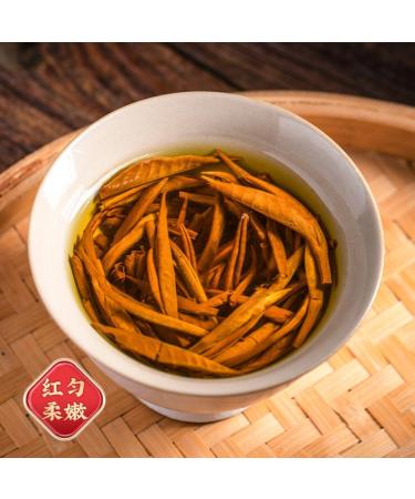 HQZM Selected Yunnan Dianhong Jinzhen Strong Aroma Black Tea 250g*2 Classic Tea With Dianhong Black Tea - Buy Online on GoSupps.com